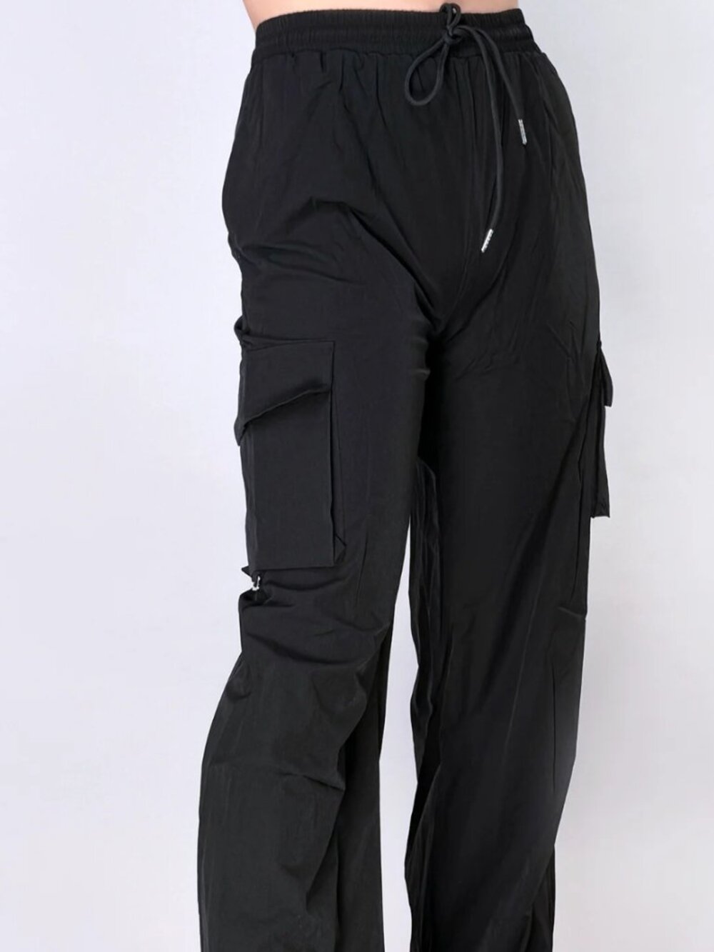 Hot & Delicious | Street Swagger Black Cargo Pants